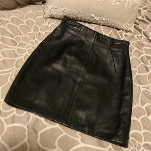 🌟MICHAEL HOBAN GENUINE LEATHER SKIRT🌟